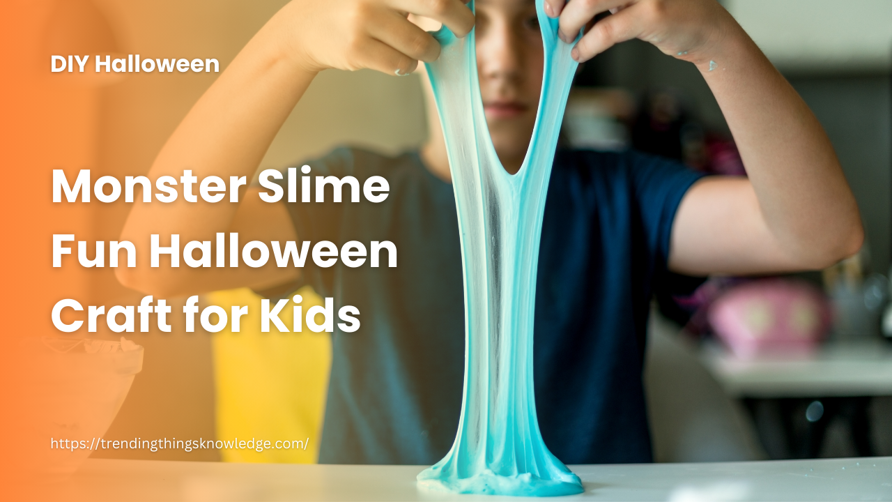 DIY Monster Slime: Fun Halloween Craft for Kids